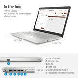 HP 17 Windows 10 Pro Business Laptop, 17,3" FHD Anti-Glare 300 nits, Intel Core i3-1115G4 up to 4,1GHz (Beat i5-10210U), 64GB DDR4 RAM, 2TB PCIe SSD, 802.11AC WiFi, Bluetooth 4.2, 64GB Flash Drive