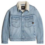 G-Star Para Hombre Dakota Sherpa Jacket, Azul (sun faded cloudburst D25138-D536-G339), XL