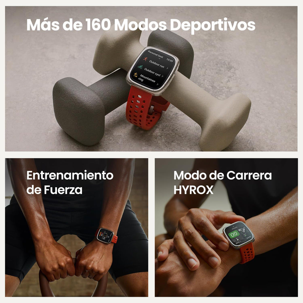 AMAZFIT Active 2 Reloj Inteligente Hombre y Mujer, Smartwatch con Pantalla AMOLED 1.75", Mapas Offline, GPS, Batería 10 Días, 160+ Modos Deportivos, Monitor de Ritmo Cardíaco y Sueño para iOS Android