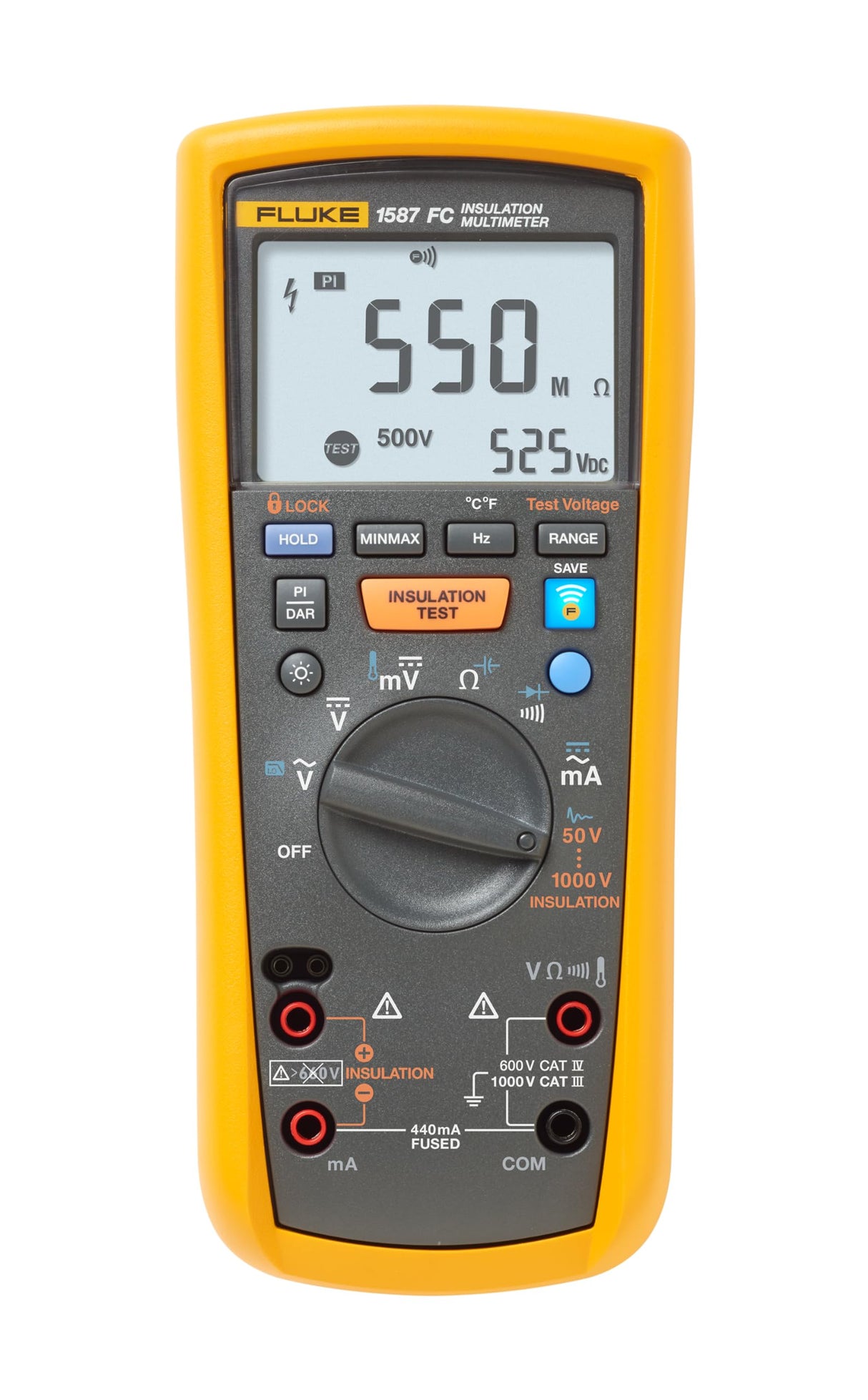 FLUKE 1587 Industrial FC 2-en-1 de aislamiento Multímetro