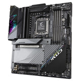 GIGABYTE X670E AORUS Master Placa Base - Compatible con AMD Ryzen 9000 Series CPUs, 16+2+2 Phases Digital VRM, up to 8000MHz DDR5 (OC), 2xPCIe 5.0 + 2xPCIe 4.0 M.2, Wi-Fi 6E, 2.5GbE LAN