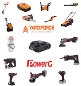 Yard Force – Limpiador de alta presión para uso intensivo, 150 bar – 2000 W con accesorios