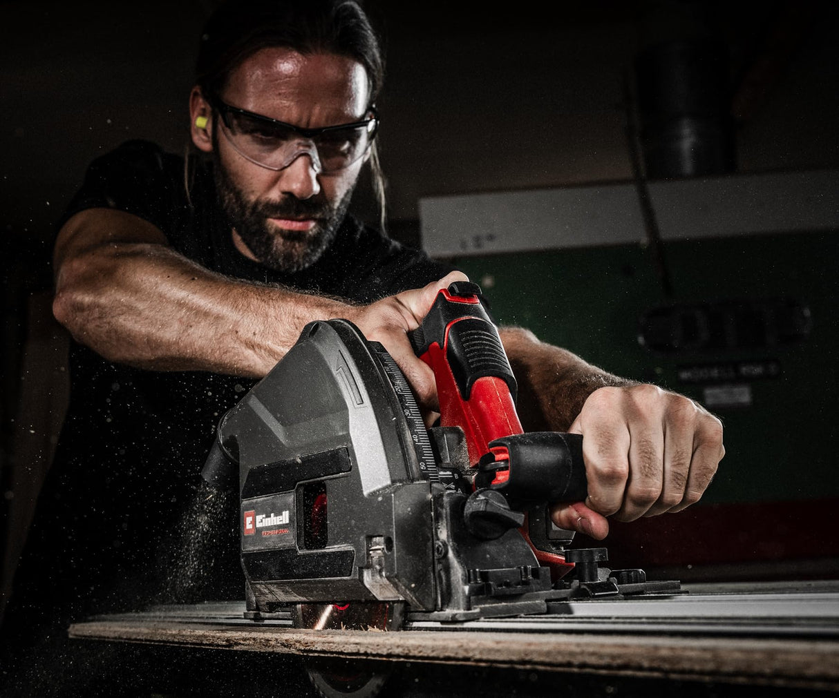 Einhell Professional Sierra de incisión con batería TP-PS 18/165 Li BL-Solo Power X-Change (18V, Ø 165 mm, hoja de sierra, Brushless, profundidad de corte 56 mm, ajuste sin herramientas, sin batería)