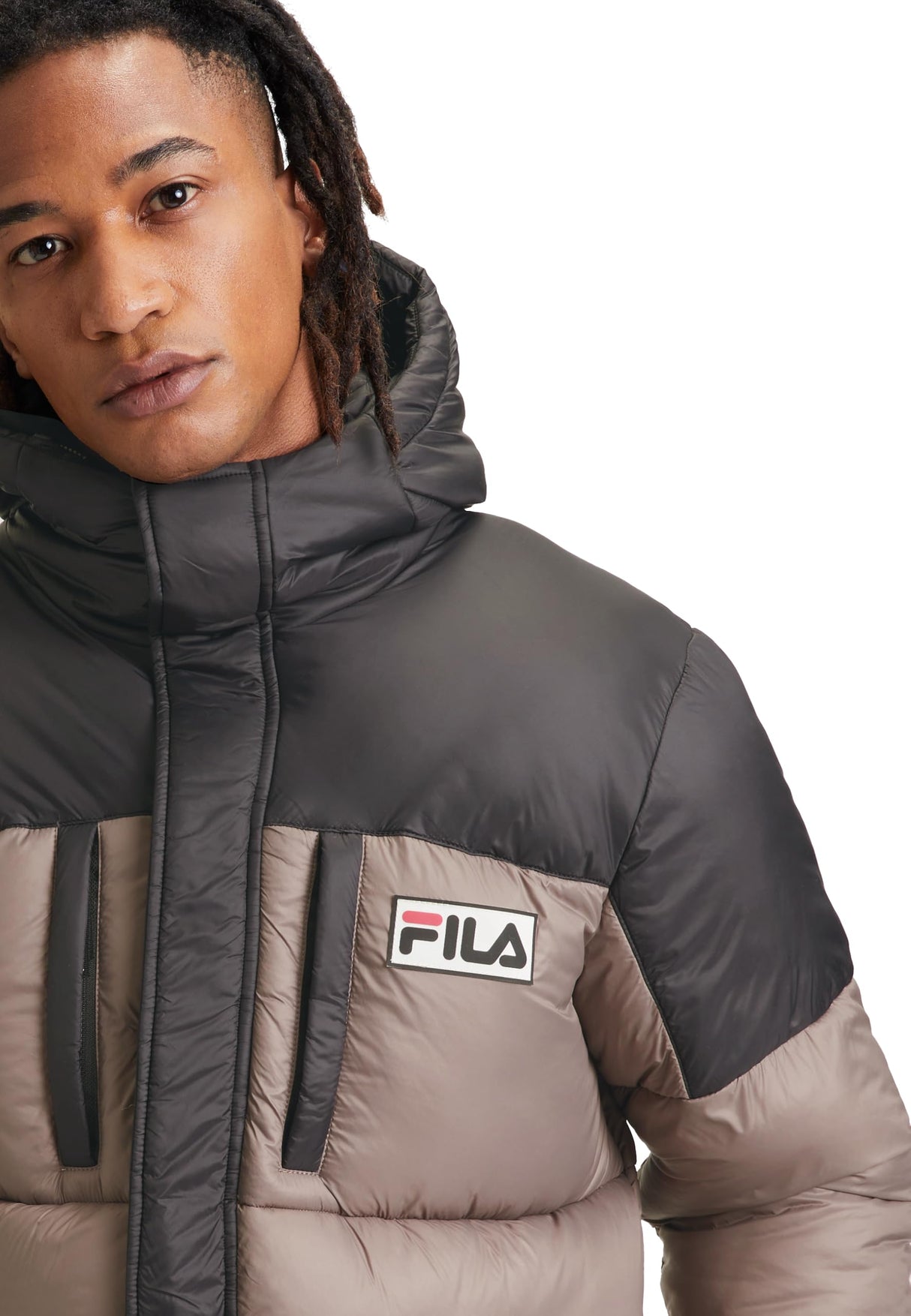 FILA Lichtenau Heavy Puff Parka Acolchado, marrón, S Hombres
