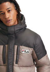 FILA Lichtenau Heavy Puff Parka Acolchado, marrón, S Hombres