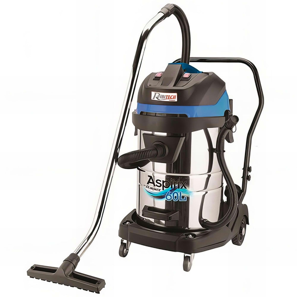 aspiraso LIDI y líquidos 2 x 1200 W 60 L Acero Inoxidable