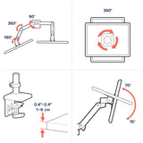 LX Pro Arm, Dual Side-by-Side, ESW