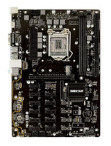 Placa Base para minería Biostar TB360-BTC Pro Core i7/i5/i3 (Intel 8ª y 9ª generación) LGA1151 Intel B360 DDR4 12 GPU