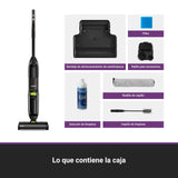 EUREKA NEW400 Gen2 Aspirador Escoba sin Cable en Seco y Húmedo Inalámbrico,Ligero, Aspiradora y Fregona sin Cable, Autolimpieza,Autonomía 30 mins,Tanque Doble,Suelos Duros, Pelo de Mascotas