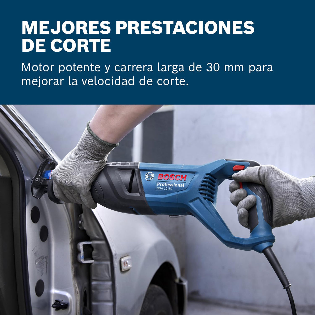 Bosch Professional sierra sable GSA 12-30 (con maletín de transporte)