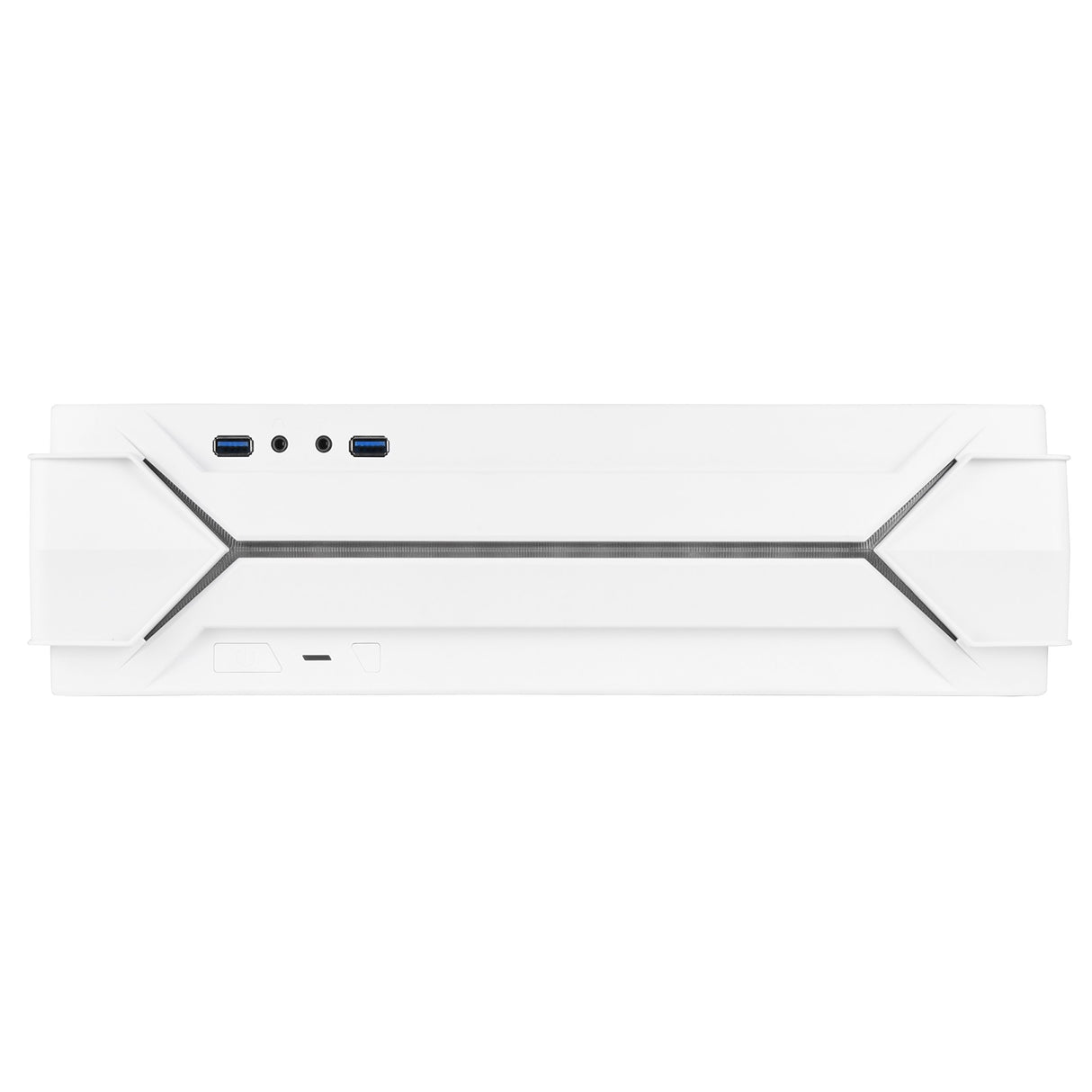 Silverstone SST-RVZ03W-ARGB - Carcasa para Ordenador Raven Mini-ITX para Videojuegos, ARGB, Blanco