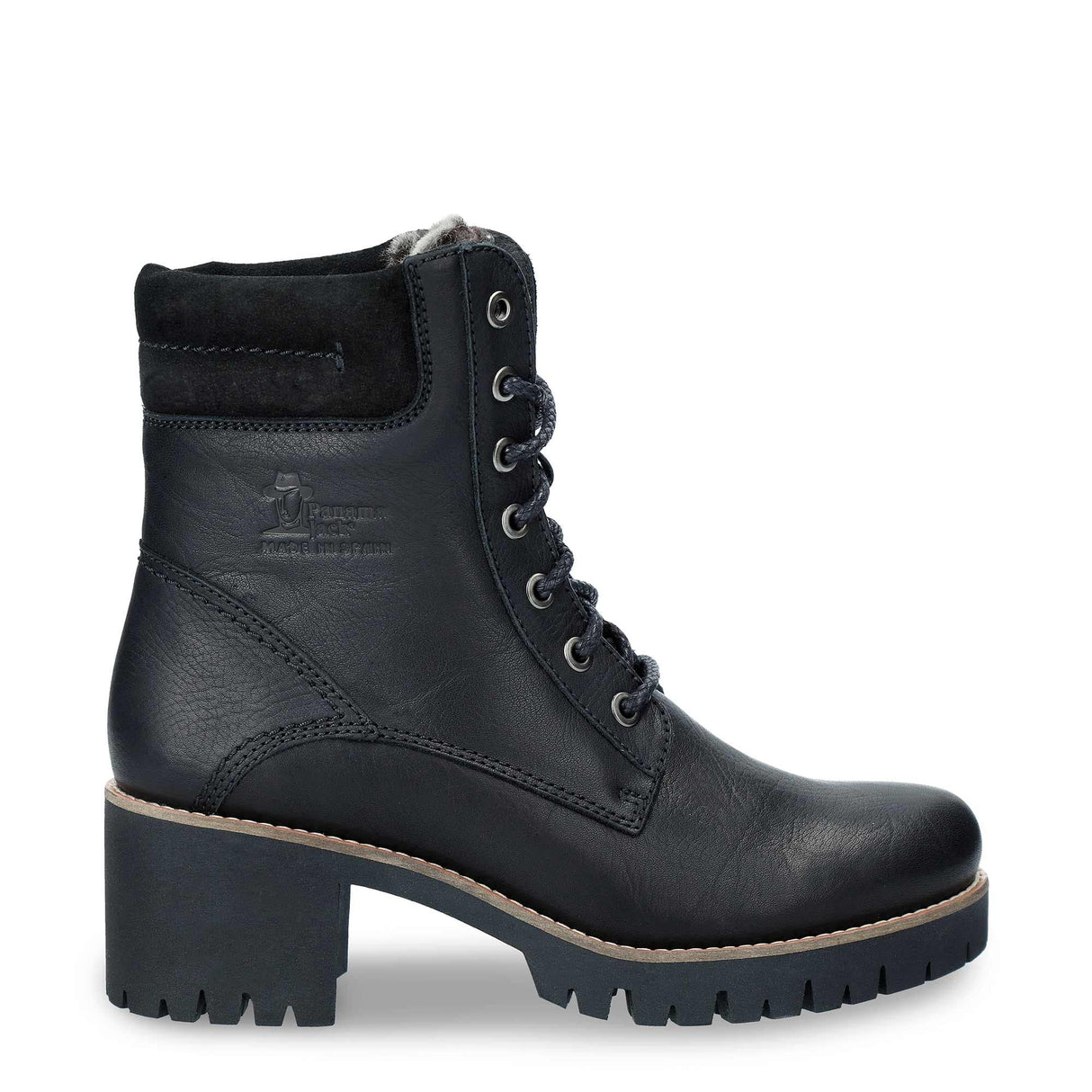 Panama Jack Phoebe, Botas Militar Mujer, Negro (Negro B17), 38 EU