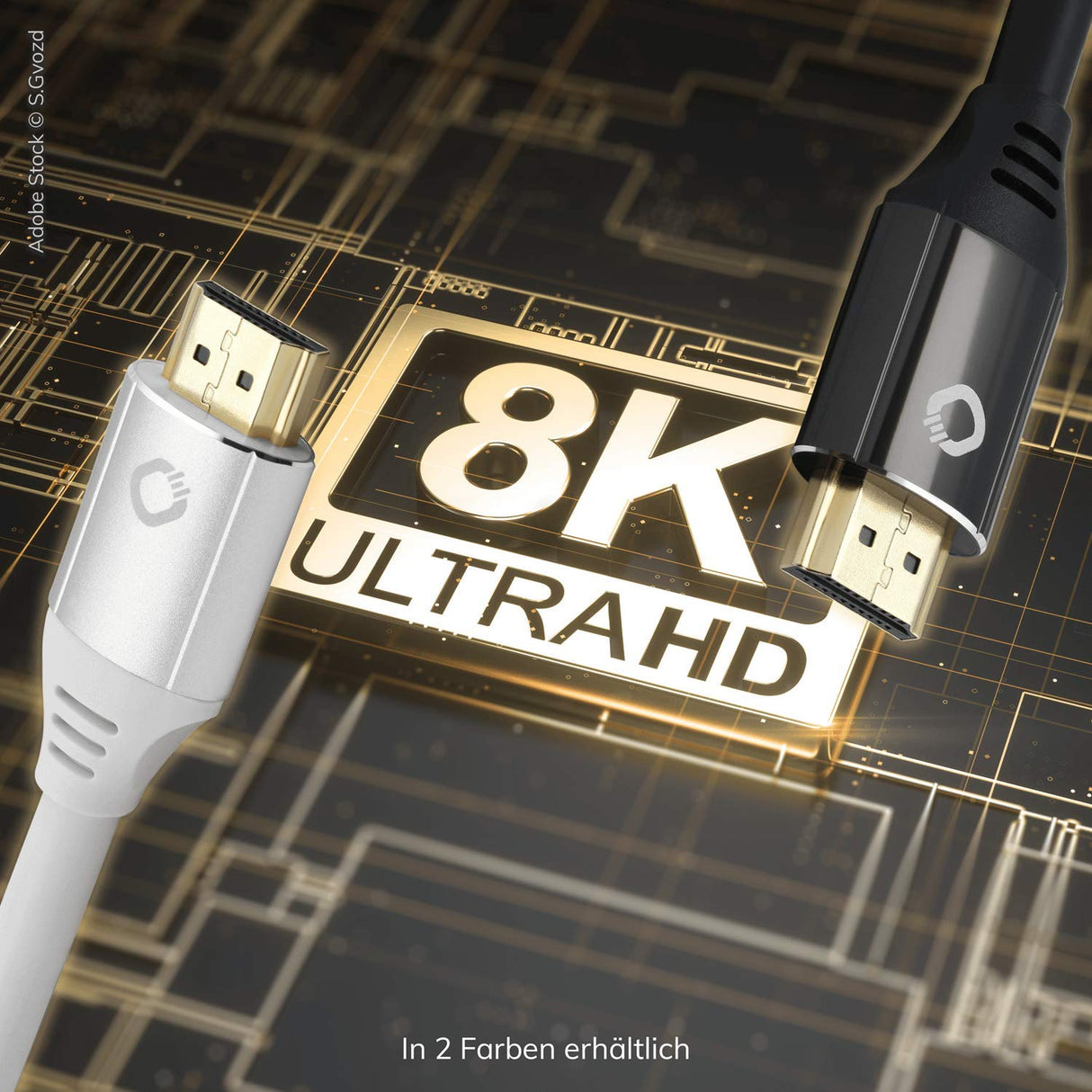 OEHLBACH Black Magic MKII - Cable HDMI de alta velocidad (8 K, FUHD, 60 Hz, 4320p, 4K, 120 Hz, 2160p, 48 Gbit/s (21:9 Cinema, 3D, Dolby Vision, Dynamic HDR 10+, VRR, eARC, UHD2), 5 metros, color negro