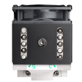 SilverStone Technology XE04-SP5, Disipador para CPU de servidor/estación de trabajo con factor de forma pequeño 4U para los zócalos AMD SP5, SST-XE04-SP5B (Negro + Negro)