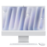Apple iMac Ordenador de Mesa Todo en uno con Chip M4, CPU y GPU de 8 núcleos: diseñado para Apple Intelligence, Pantalla Retina de 24″, 16 GB de RAM, SSD de 256 GB,Vidrio Nano­Texturizado - Plata