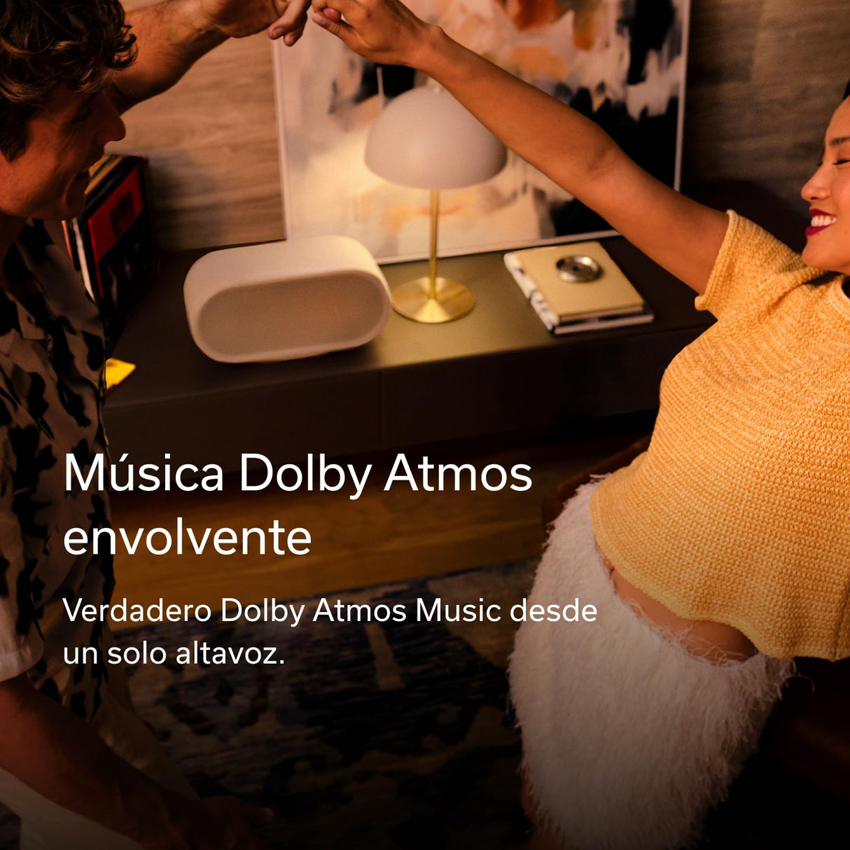 DENON Home 600 Altavoz Inteligente Inalámbrico con HEOS, Dolby Atmos Music, Audio Hi-Res, 8 Drivers, Función Par Estéreo, WiFi, AirPlay 2, Bluetooth, Sonido Premium Multiroom - Stone