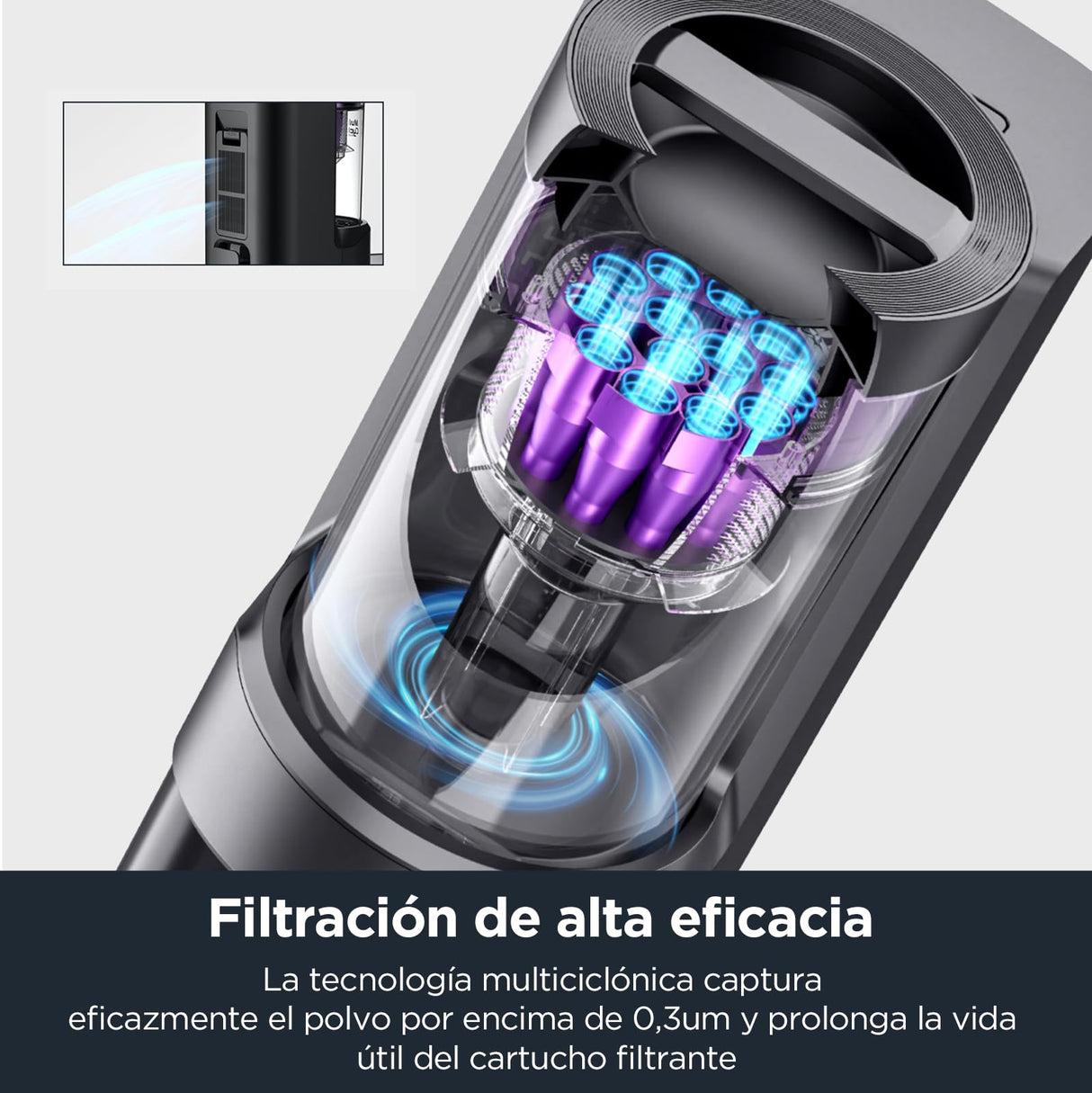 Eureka NERE10s Robot Aspirador y Fregasuelos con Vaciado automático de Polvo,Aspirador Robot 4000 Pa,Autonomía 180 min,Detección Obstáculos Navegación LiDAR,App Control para moquetas y Suelos Duros