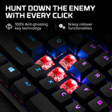 HyperX Alloy Origins Core PBT - Teclado mecánico para Juegos TKL, Teclas PBT, iluminación RGB, Compacto, Cuerpo de Aluminio, Personalizable NGENUITY, Memoria integrada, Interruptor Rojo