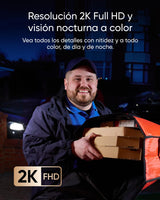 eufy Security Video Doorbell E340, cámara Doble con Sistema de Control de entregas, 2K Full HD y visión Nocturna a Color, Almacenamiento Local Ampliable hasta 128 GB, sin cuotas mensuales