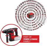 Einhell Professional martillo perforador con batería TP-HD 18/26 Li BL-Solo Power X-Change (18 V, sin escobillas, 2,6 J, SDS-plus, mecanismo de impacto neumático, 4 funciones, maletín, sin batería)