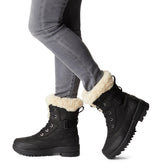 Sorel Torino Parc Boot WP, Botas de invierno, Mujer, Black Sea Salt Torino 2, 36 EU
