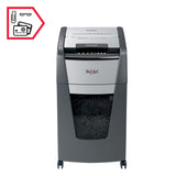 Rexel 2020225X - Destructora Automática Rexel Optimum AutoFeed 225X de Corte en Partículas P4 para Oficina, Destruye Hasta 225 Hojas a la Vez, Papelera Extraíble de 60 Litros, con Ruedas y Silenciosa