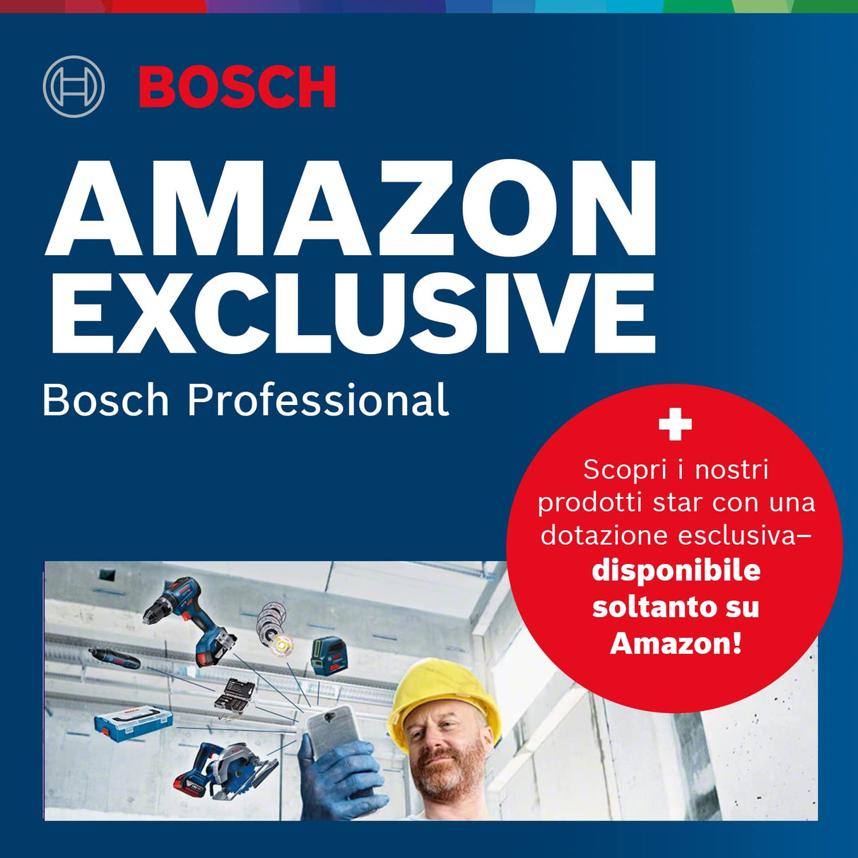 Bosch Professional 18V System GDR 18V-200 + GSB 18V-45 - Set atornillador de impacto + taladro percutor (1 batería 2.0 Ah, 1 batería 4.0 Ah, en maletín) - Amazon Exclusive