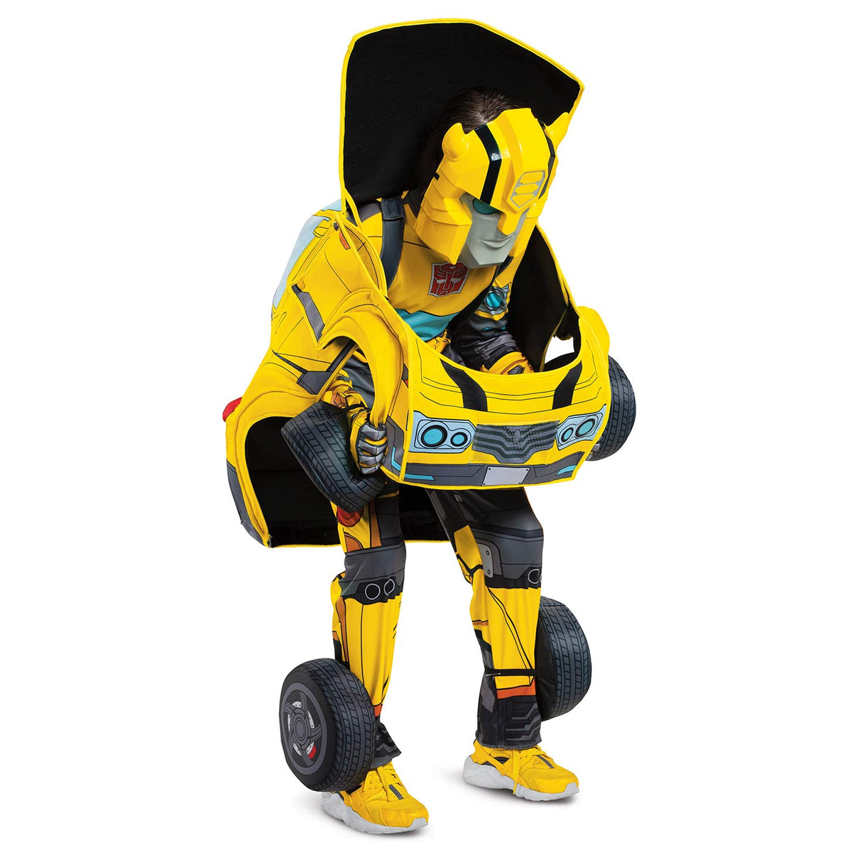 DISGUISE DISK103509L - Disfraz de abejorro de Transformers Converting Transformers, para niño, amarillo, pequeño de 4 a 6 años