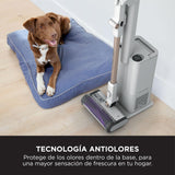 Shark Detect Clean & Empty Cordless Vacuum, 240 W, 2 Liters, 80 Decibeles, Blanco