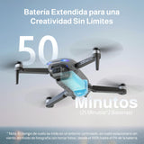 Ameta Drone con Camara 4K Adultos, S50 Lite GPS Profesional Dron con Cámara/Retorno Automático/ 50 Minutos de Vuelo/Sigueme/Modos Inteligentes/Gestos Control/ 500m Alcance, Menos de 249g