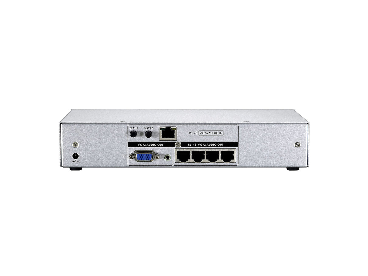 LevelOne AVE-9304 Long Range 4-Port Cat.5 A/V Transmitter - Receptor AV (Alámbrico)