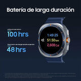Samsung Galaxy Watch Ultra 2025 47mm - Smartwatch LTE con IA, Titanio, Botón Personalizable, Control de Salud, Garantía del Fabricante 3 Años + 1 año Extra, Blanco Titanio (Versión española)