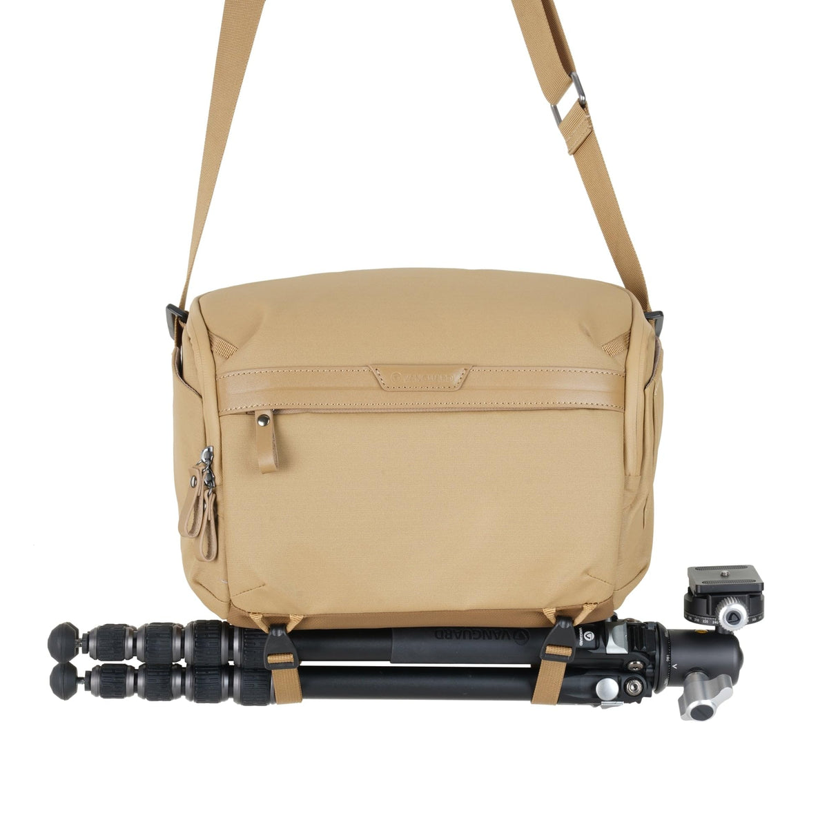 Vanguard Veo Metro S7L BG - Bolsa de fotógrafo para cámara, Objetivos y Tablet de 11 Pulgadas, Beige