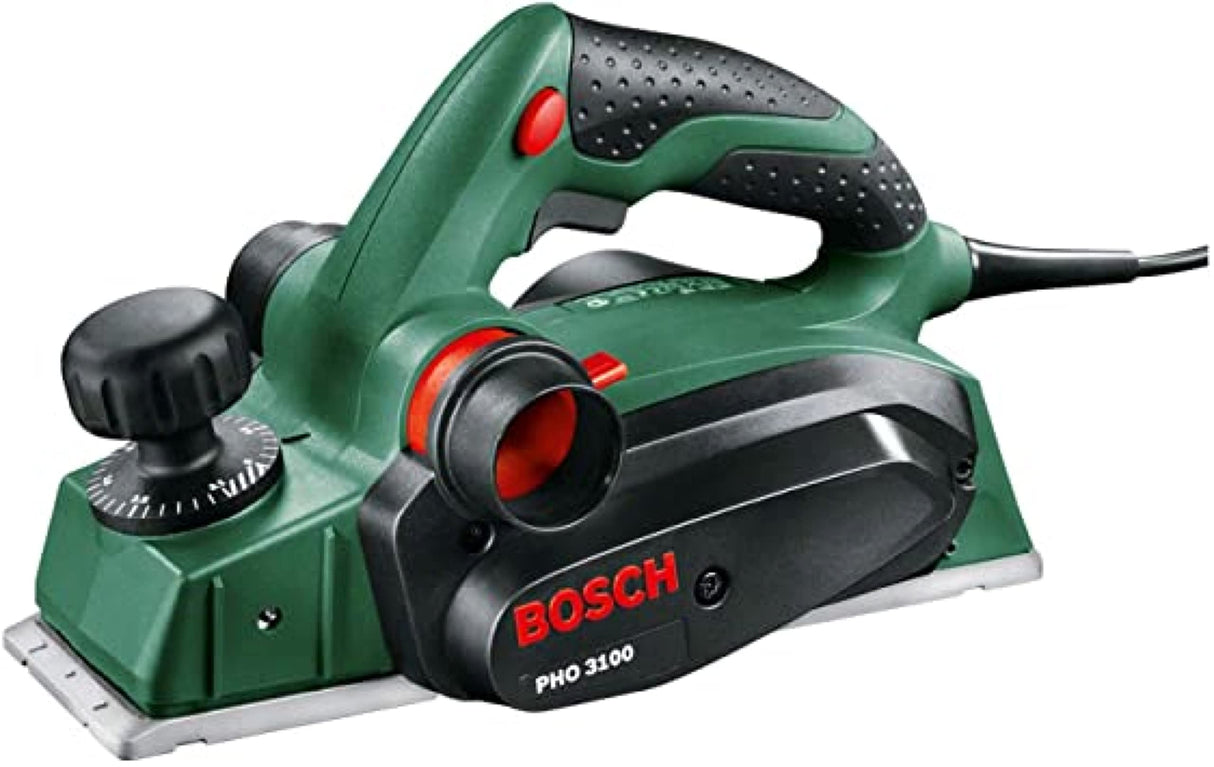 Bosch Cepillo PHO 3100 (cuchillas de cepillo, tope paralelo, maletín, 750 W)