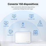 Mercusys Halo H3000X(3-Pack) - Router Mesh WiFi 6 AX3000, Doble Banda 2 4Ghz/5Ghz, 3X Puertos Gigabit, Cobertura hasta 650m², MU-MIMO,OFDMA, 1024-QAM