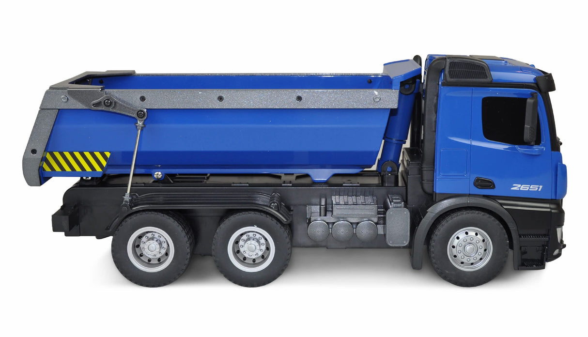 Amewi Mercedes-Benz Arocs camión volquete RTR Azul RC Control Remoto