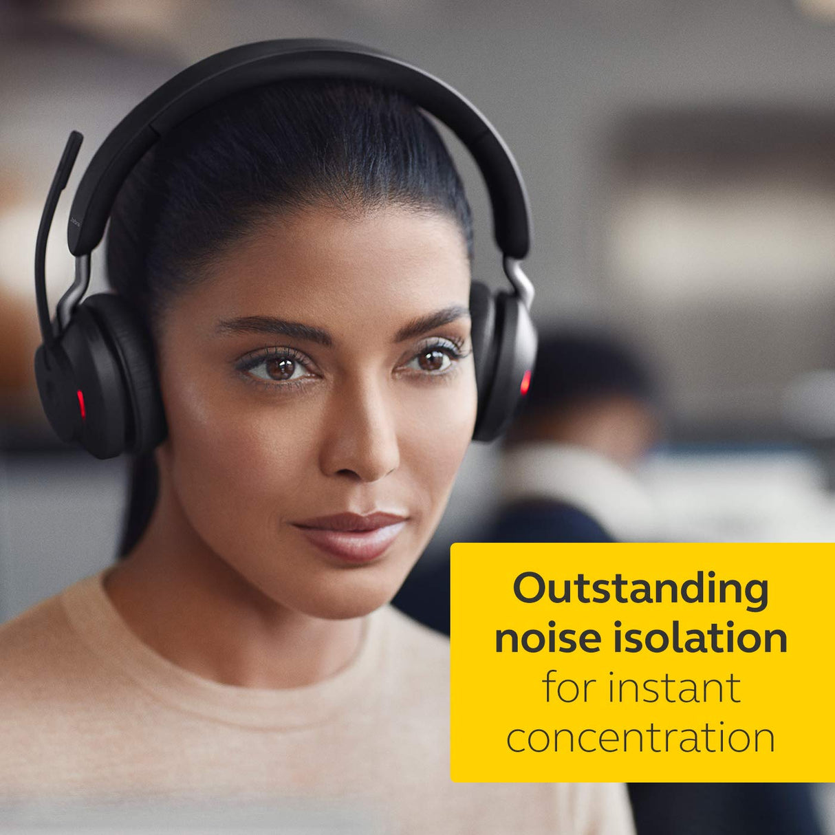 Jabra Evolve2 65 Auriculares Inalámbricos Estéreo PC con Soporte de Carga - Certificados para plataformas UC - Batería de Larga Duración - Adaptador Bluetooth USB-A - Negro