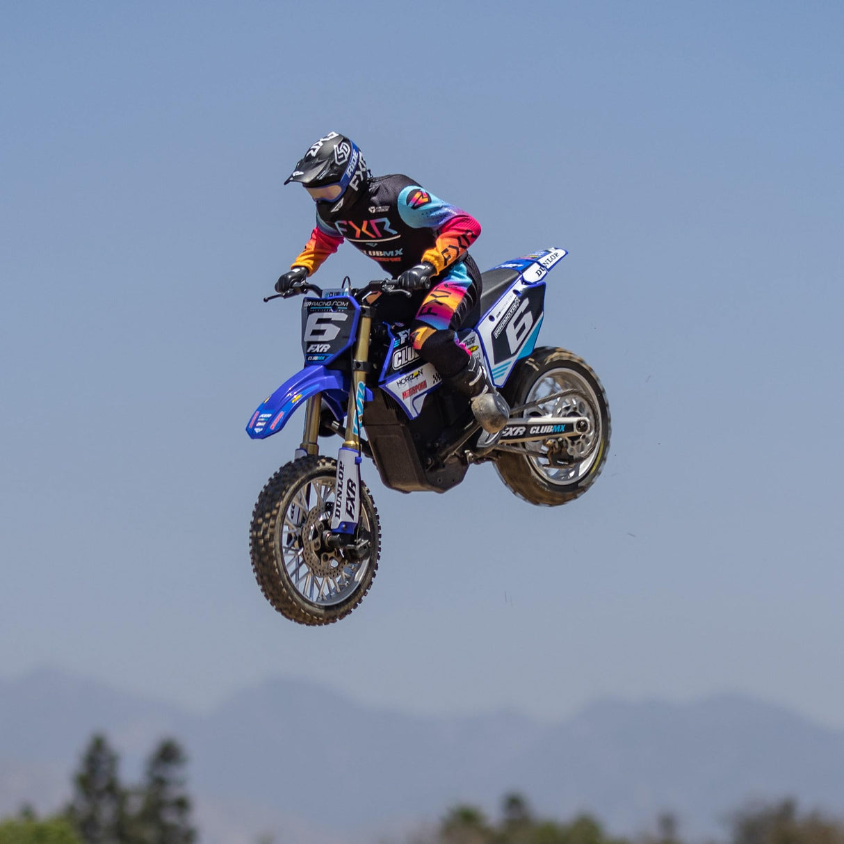 LOSI RC Promoto-MX 1/4 Motorcycle RTR (Battery and Charger Not Included), ClubMX, LOS06000T2, Blue