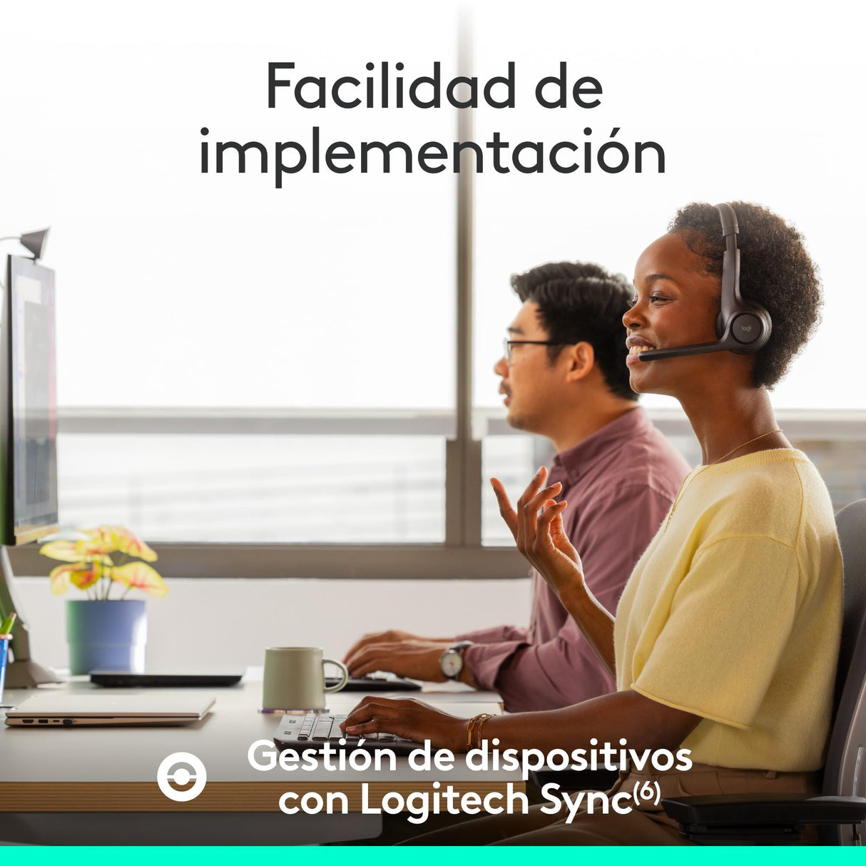 Logitech Zone 305 for Business, auriculares inalámbricos Bluetooth con micrófono, para Microsoft Teams, compatible con Windows, Mac, Chrome, Linux, iOS, iPadOS, Android - Negro