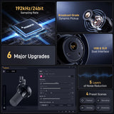 MAONO Micrófono PD300X para Podcast, Micro Profesional XLR/USB, Hi-FI 192 kHz/24 bits, reducción de Ruido, Software Link, para podcasting y grabaciones de Voz en Estudio