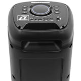 BoomTone DJ Boomaster 300 Altavoz Bluetooth luminoso LED portátil potente 250W, Altavoz Karaoke, Bluetooth inalámbrico, TWS, Recargable USB, sintonizador, lector USB/tarjeta SD.
