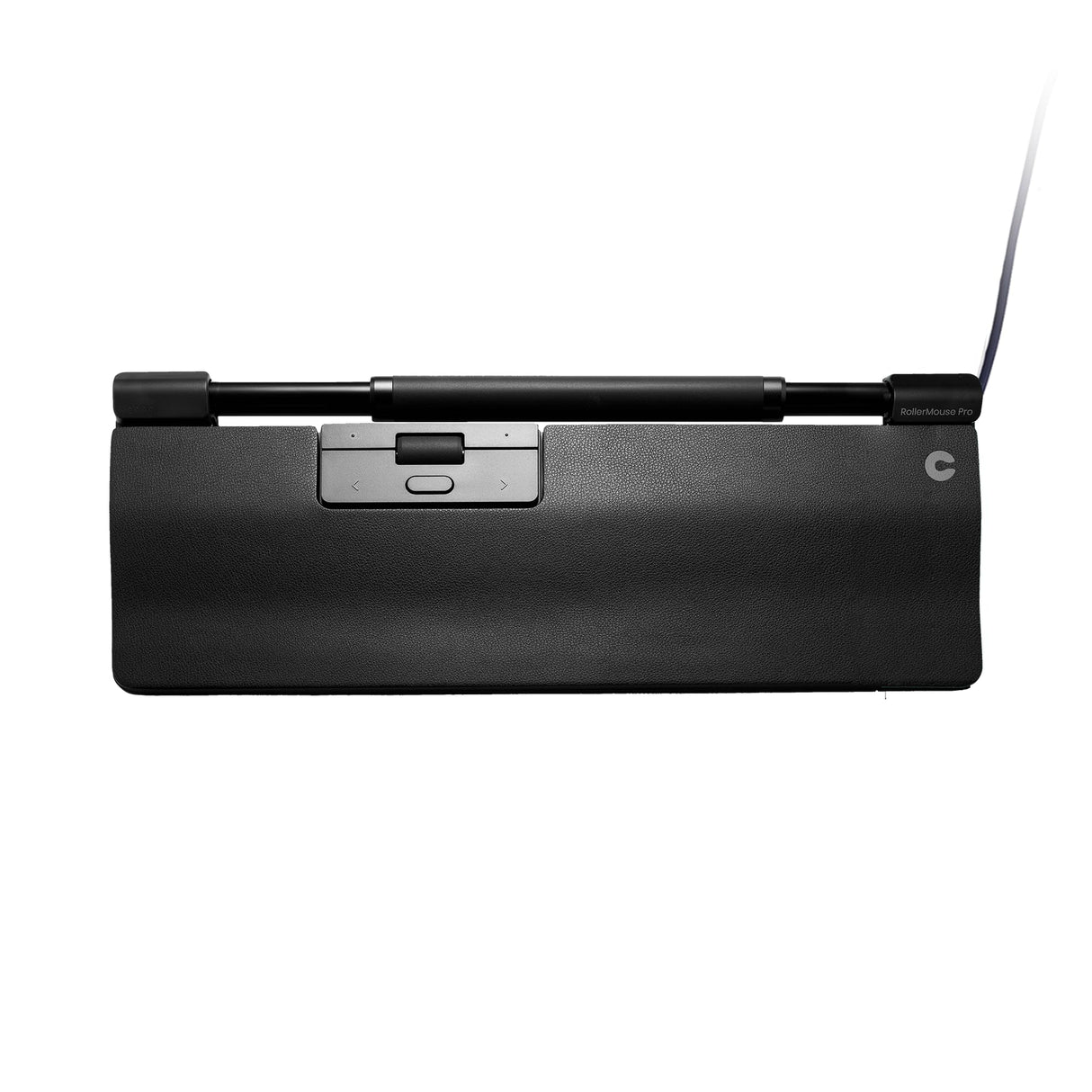 Contour Rollermouse Pro | Ratón con Cable | Reposamuñecas Tamaño Regular | Ratón Ergonómico | Alivio del Dolor | 6 Botones Programables | 2800 PPP | para Windows y Mac | Cuero Vegano