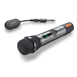 NGS Singer Star Duo – Pack 2 Micrófonos Inalámbricos Dinámico 2,4GHz, Autonomía 30h, Control de Volumen y Eco, Indicador de Batería, Conexión Jack 3,5mm y 6,3mm – Ideal para Karaokes y Eventos
