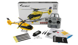 Amewi ADAC H145 - Helicóptero sin escobillas (6 Canales, 6 G, RTF, teledirigido, Modelo de Licencia), Color Amarillo