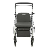 Carlett - Lett Go | Andador con Asiento Incorporado | Producto Médico Homologado | Ruedas XL Giratorias | Manillar Ergonómico Ajustable | Doble Freno con Sistema de Seguridad