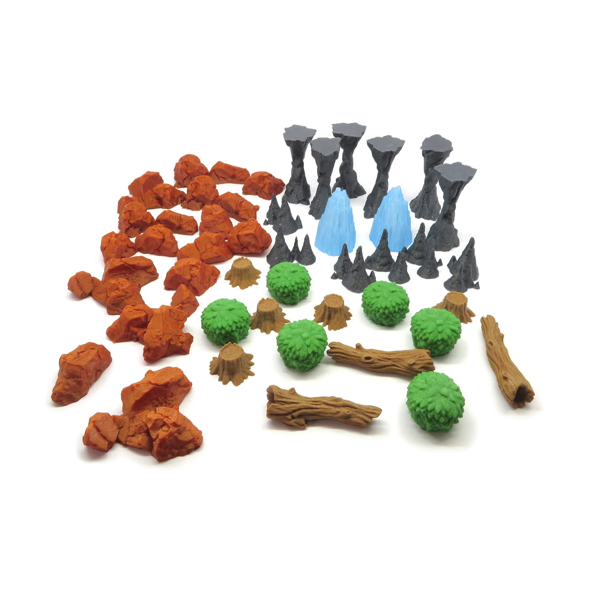BG Expansions - Pack Completo Premium de Escenografía para Gloomhaven | 139 Piezas 3D | Construcciones, Mobiliario, Natura, Trampas y Extras | Accesorios Compatibles y Detallados a Todo Color