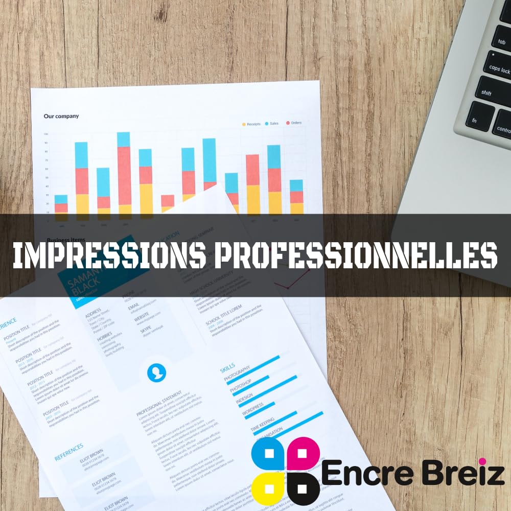 Encre Breiz Pack 4 Toners compatibles para Xerox Phaser 6600, Xerox PHASER 6600 N, Xerox PHASER 6600DN, Xerox PHASER 6600DNM, Xerox WorkCentre 6605, Xerox WorkCentre 6605 N, Xerox WorkCentre 6605DN