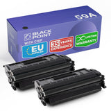 BLACK POINT Juego de 2 Cartuchos de Tóner para HP CF259A CF259X HP 59A 59X [ con Chip ] - Negro - para HP Laserjet Pro MFP M428dw Laserjet Pro M428fdn Laserjet Pro M428fdw M404dn M404dw M404n M304a