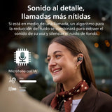 Philips TAT5000BK Auriculares pequeños in Ear Bluetooth Cancelación Ruido True Wireless - Graves dinámicos, Estuche de Bolsillo, 40 h reproducción, Llamadas claras, Desplazamientos o Deporte - Negro