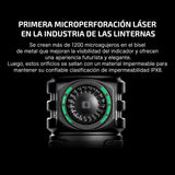 OLIGHT Seeker 4 Pro LED 4600LM 260M Recargable Funda de USB-C o Carga Magnética con Sensor Alta Potencia IPX8 Potente Linterna Largo Alcance de Comping y Senderismo(Blanco Frío, Negro)